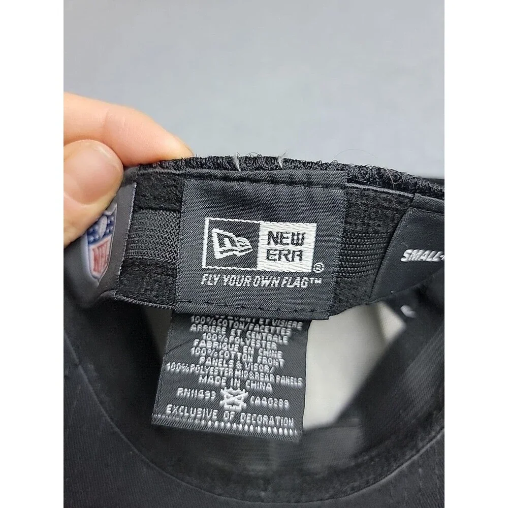 New Era‎ NFL Indianapolis Colts Hat Cap S M 39Thirty Black Embroidered Logo
